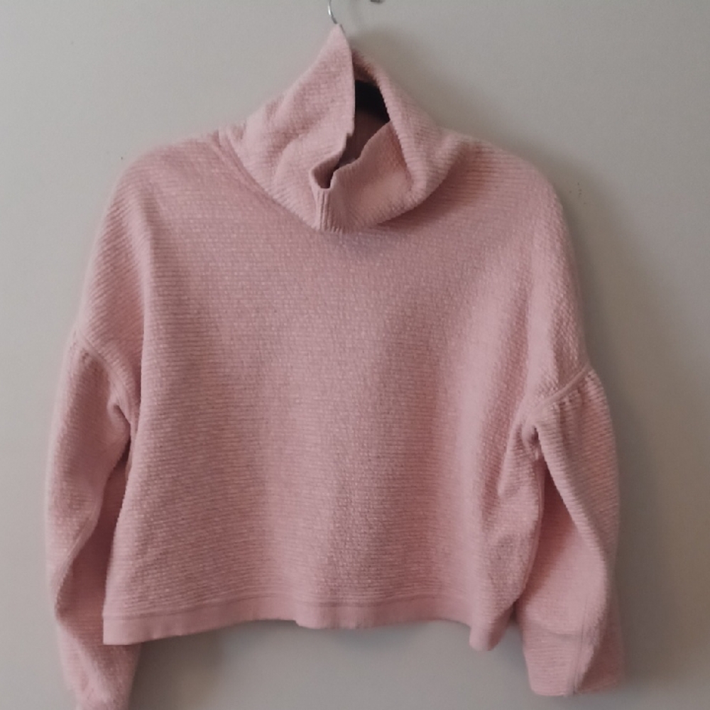 Lululemon Cozy Pink Turtleneck Sweater